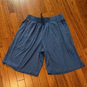 Men's Blue Athletic Shorts